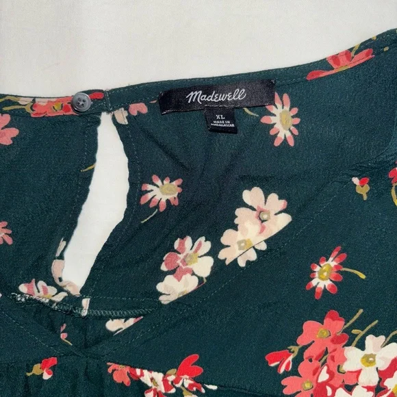 Madewell Rhyme Top in Spruce Blooms - Picture 6 of 8